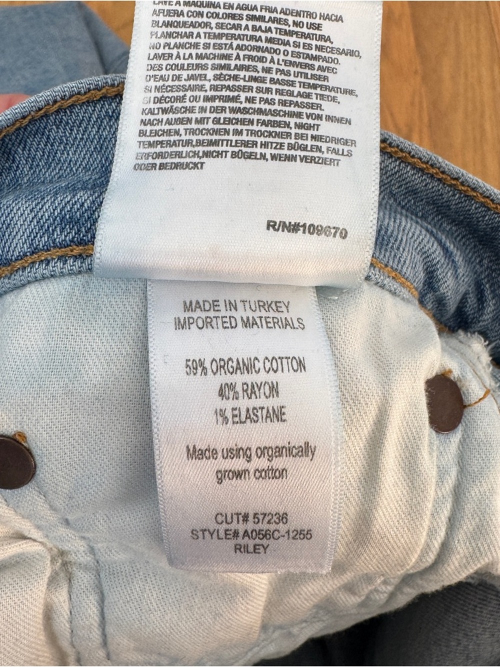AGOLDE Riley High Rise Straight Crop Jeans 25 - Picture 5 of 14